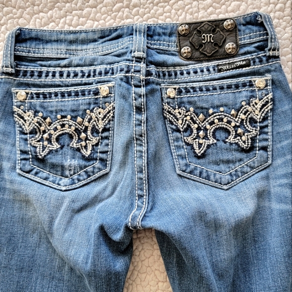 ***Miss Me Girls Blue Skinny Jeans sz. 14 - Picture 10 of 14